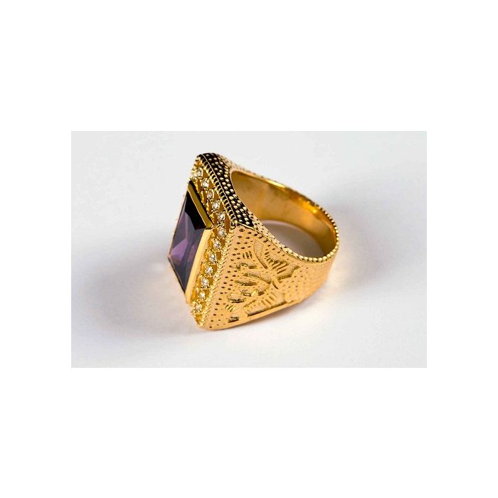 Mens Clergy Ring Style 007 ( G Purple)