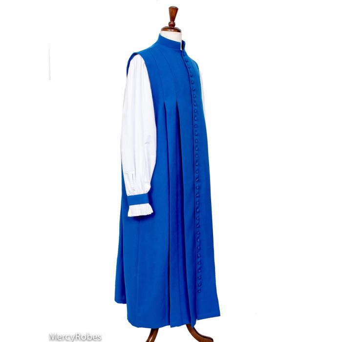 33 Button Chimere (Royal Blue)