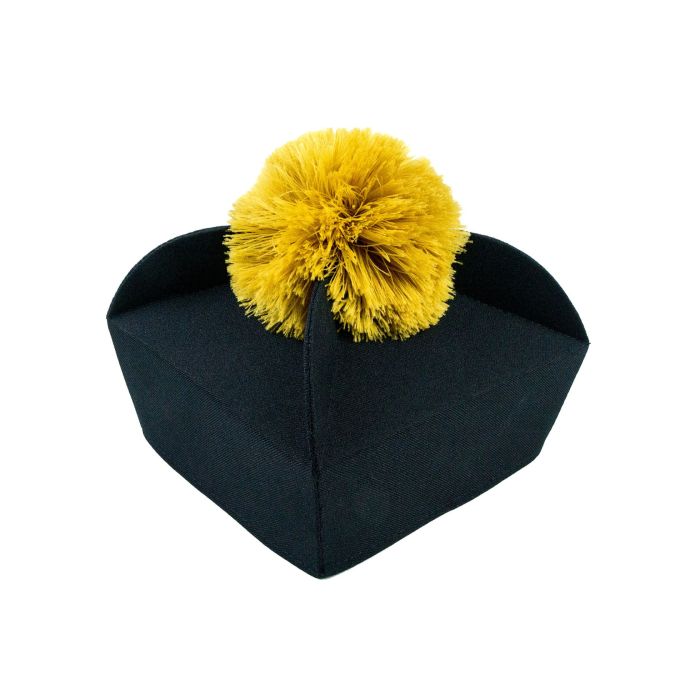 4 Wing Biretta - Elegant Black and Gold Design for 