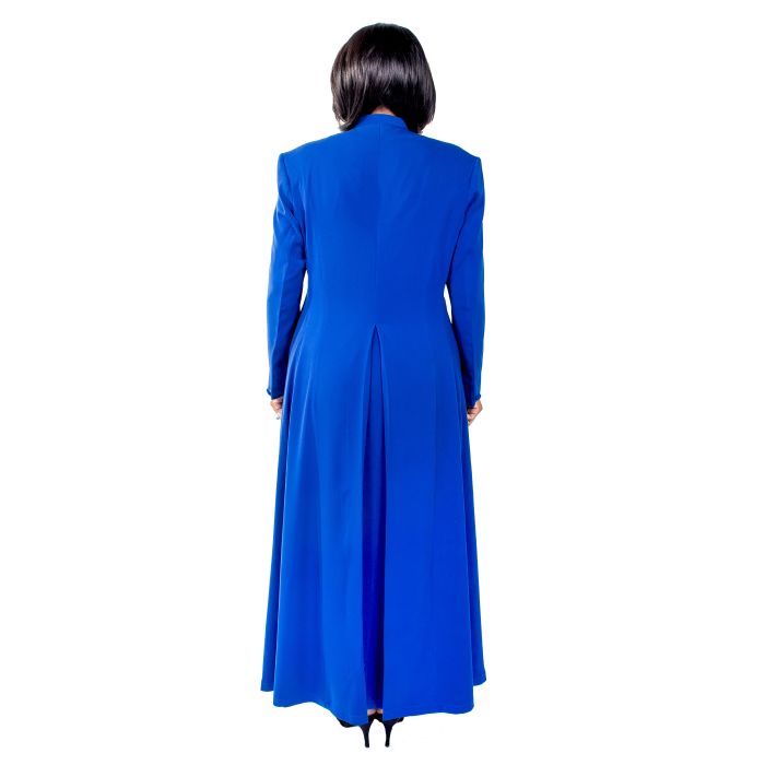 Womens Robe LRPS 20180 (Royal Blue) 18 Button