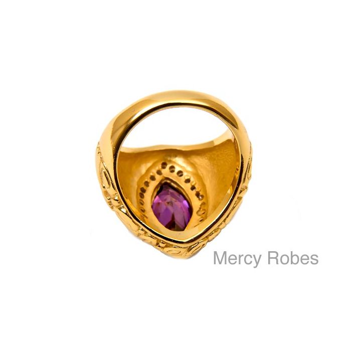Womens Clergy Bishop Ring Subs523 (Purple)