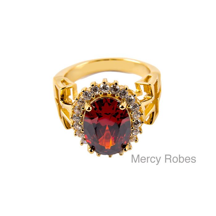 Womens Clergy Apostle Ring Subs515 (G Red)