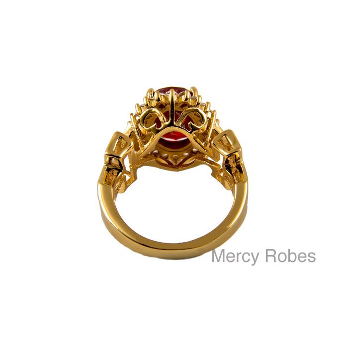 Womens Clergy Apostle Ring Subs515 (G Red)