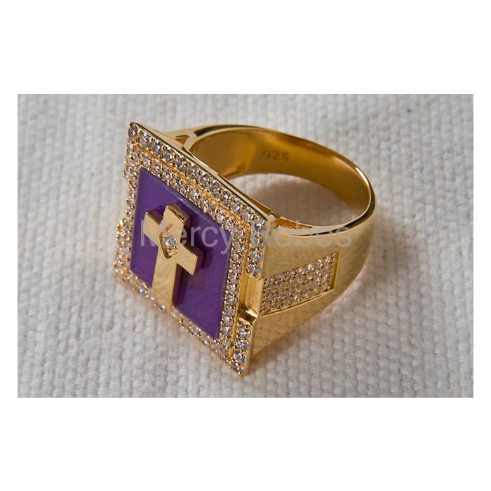 Clergy Ring Anm052 (Purple)