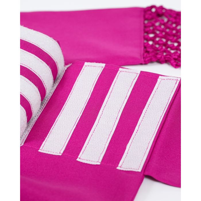 Band Cincture Style ITA2025 With Knotted Fringe (Fuchsia) Imported