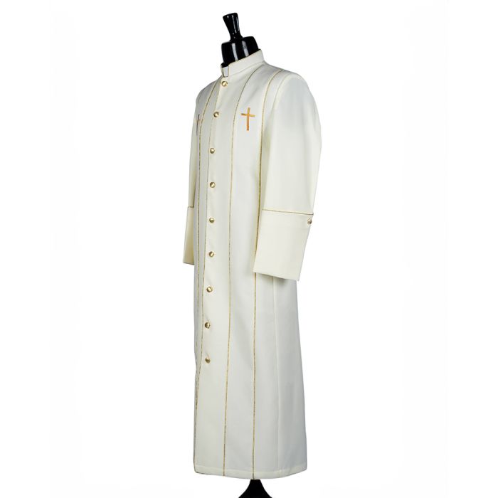 Mens Clergy Robe Style Ime154 (Cream/Gold)