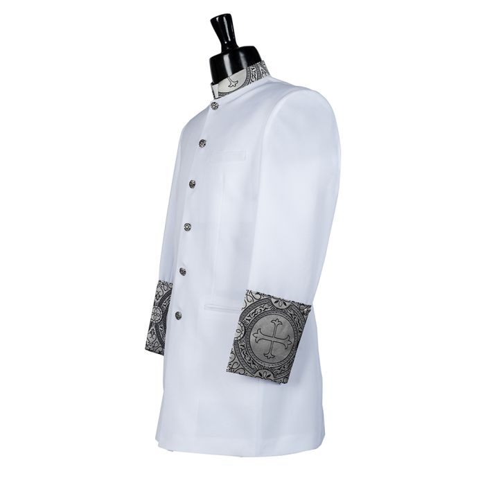 Clergy Jacket 003 (White Silver/Black LT)