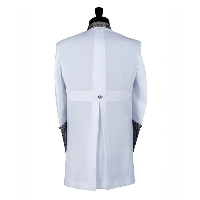 Clergy Jacket 003 (White Silver/Black LT)