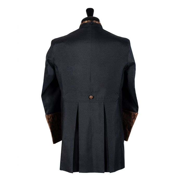Clergy Jacket 006 (Black/Blk- Gold Shield)