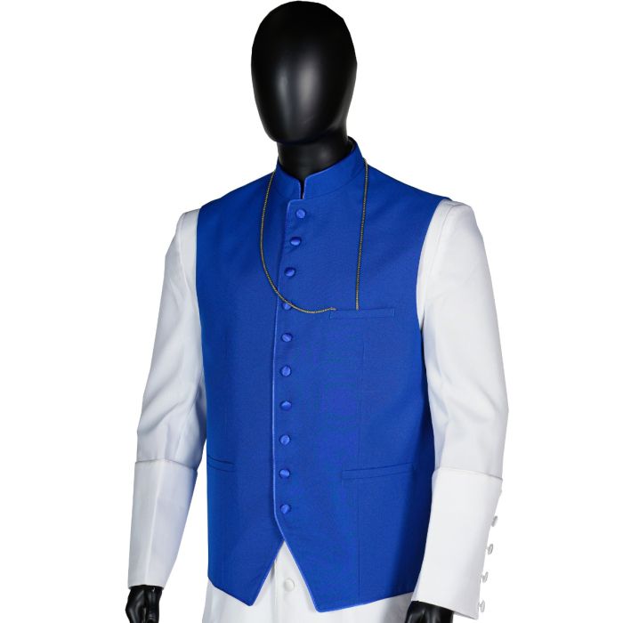 Royal blue vest near me discount