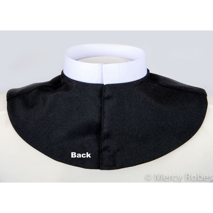 Womens Clerical Dickey (Black)