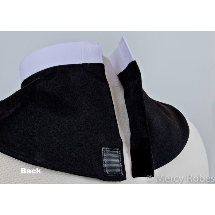 Womens Clerical Dickey (Black)