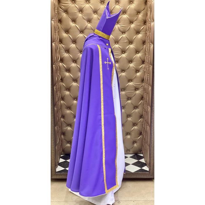 Cope & Mitre Style 082520 (Roman Purple/Gold)