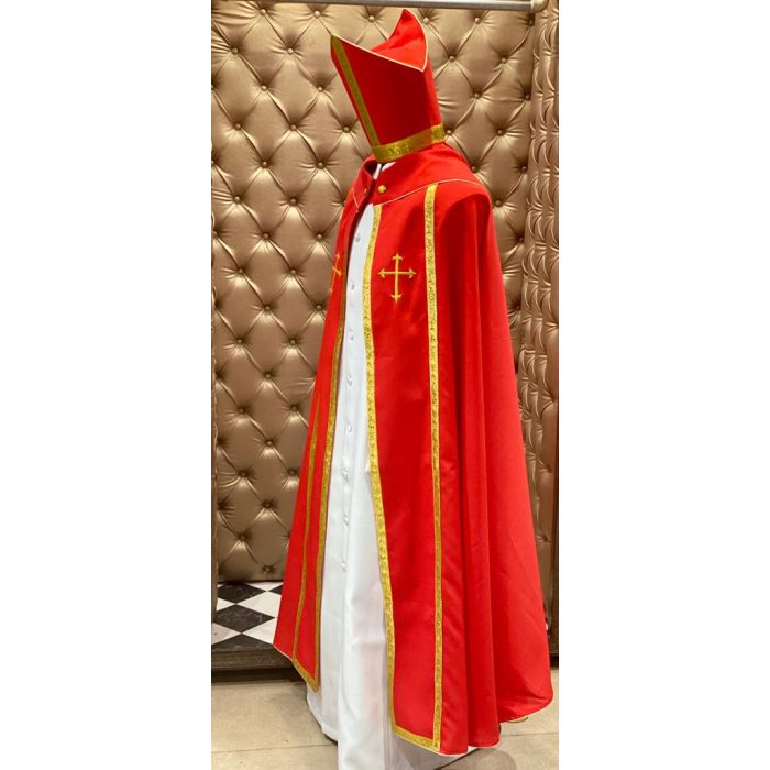 Cope & Mitre Style 082520 (Red/Gold)