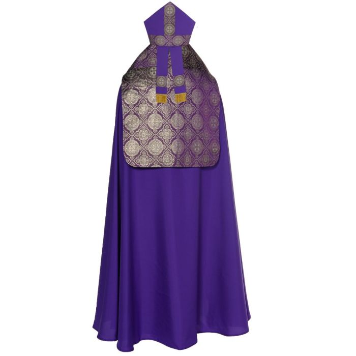 Cope & Mitre Style Mr202409 (Purple/Purple-Gold 4Th Lt Design)