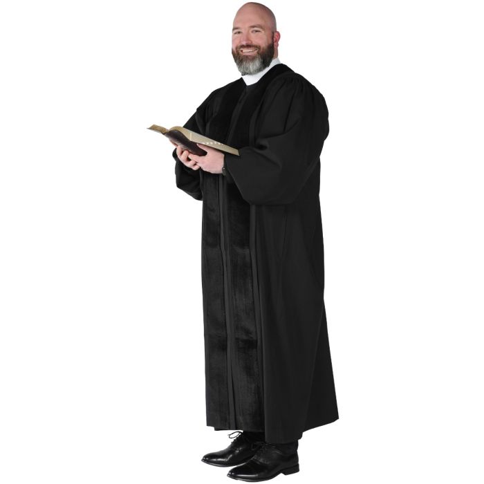 Pulpit Robe Style Ppr-47500 (Black)