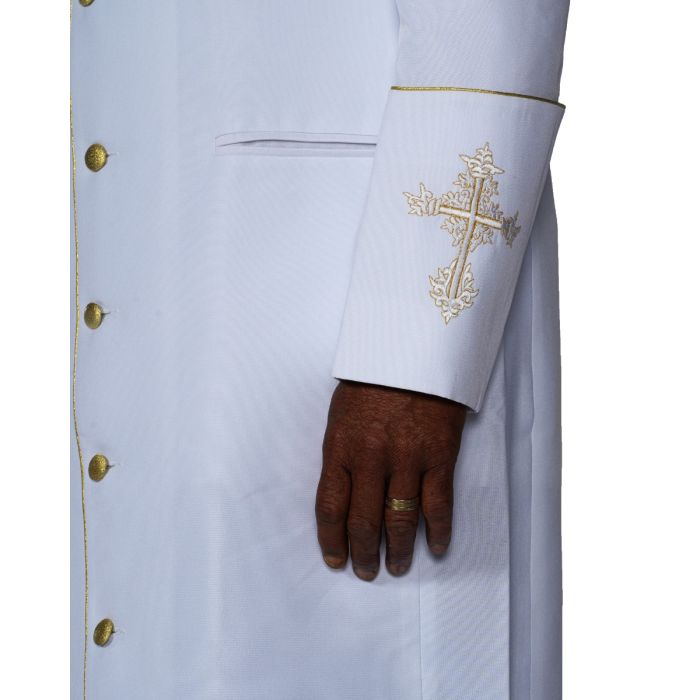 Clergy Robe Style Bal142 (White/Gold)