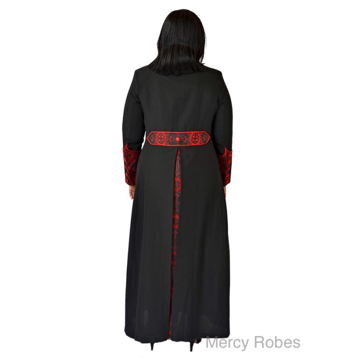 black and red dressing gown Velvet Sheer Spider Web Robe, Black Red Vampire Duster, Feather Beaded Art Deco Halloween Kimono Costume, Tulle Bat Wing Dressing Gown, Cocoon Robe main image 1