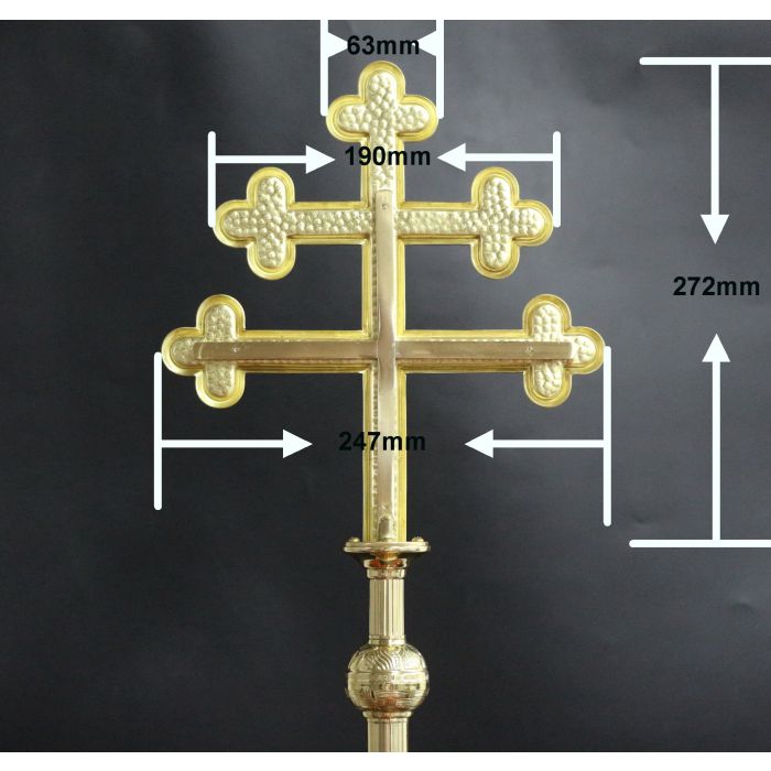 Bishop Crozier G-41XN With Case - Elegant Religious Symbol for
