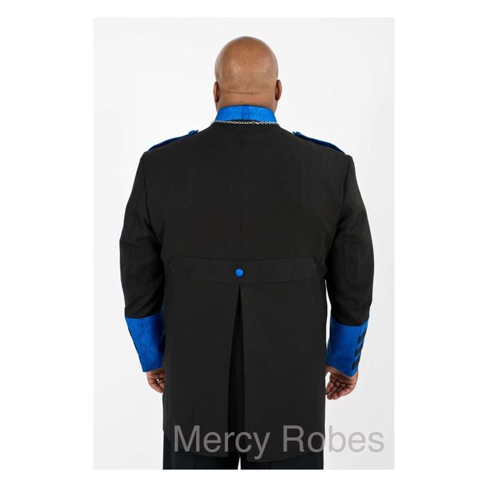 Clergy Jacket CJ010 (Black/Royal)