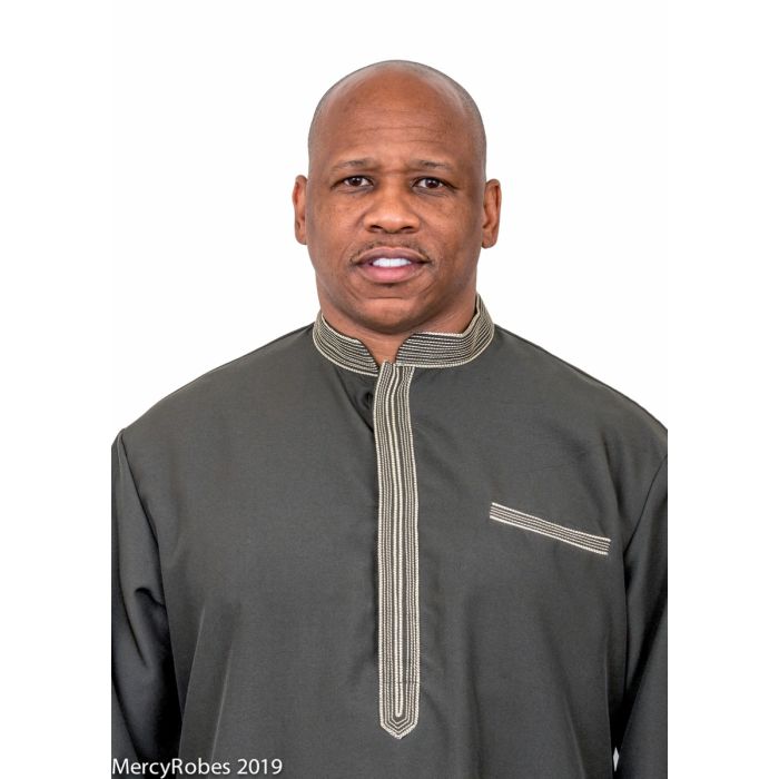 Mens Clergy Kurta Style K-7488 (Dark Green/Gold)