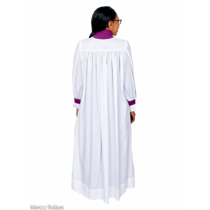 Womens Bishop Vestment (D) Red Purple 01