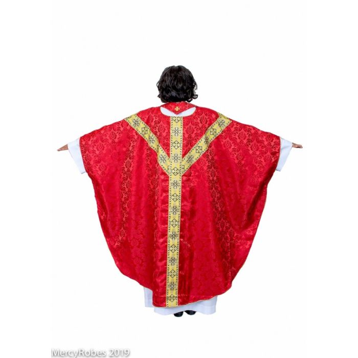 Chasuble & Stole Style Smq3000 (Red/Gold)