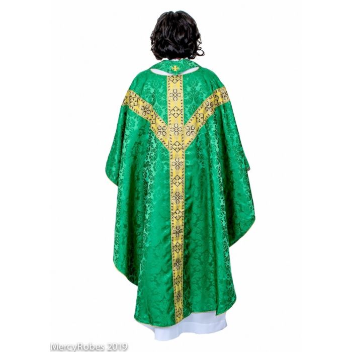Chasuble Stole Style Smq4000 (Green/Gold)