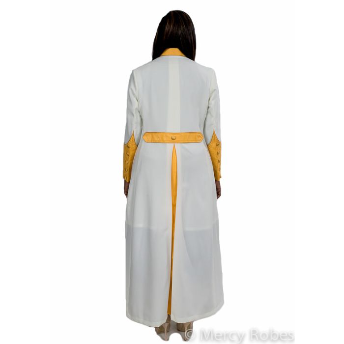 Womens Robe Style LR129 (Cream/Yellow-Gold LT)