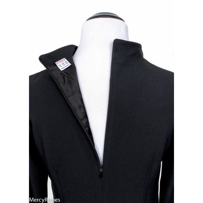 Three Quarter Length Clergy Dress (Black)