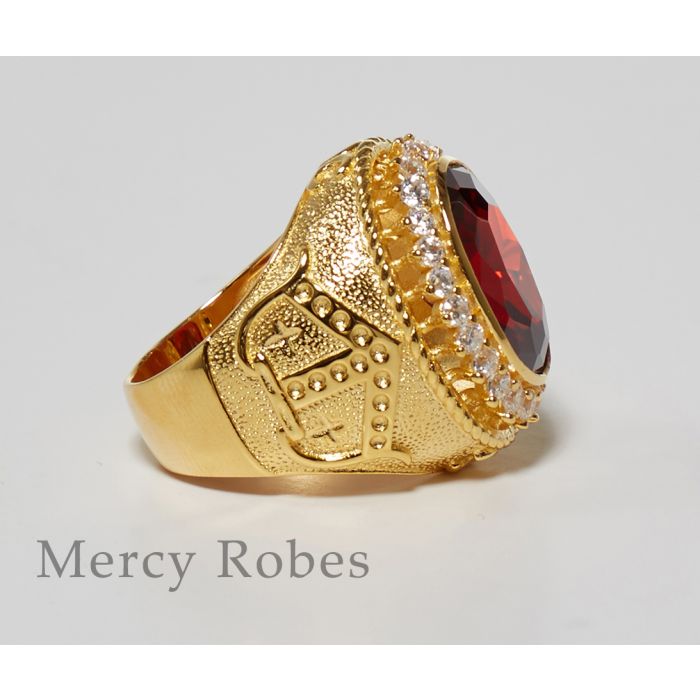 Mens Clergy Apostle Ring Style Subs860 G-R