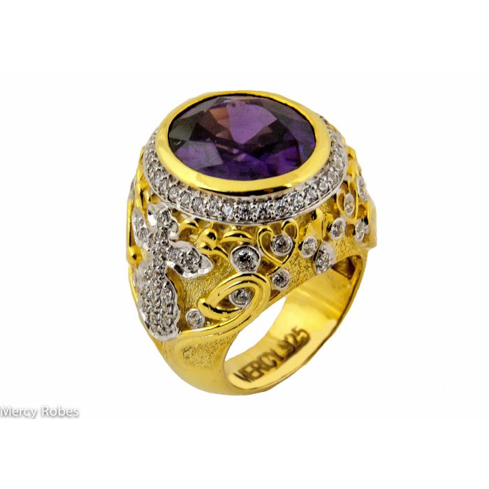 Mens Clergy Bishop Ring Style Mgr2037 (Gp)