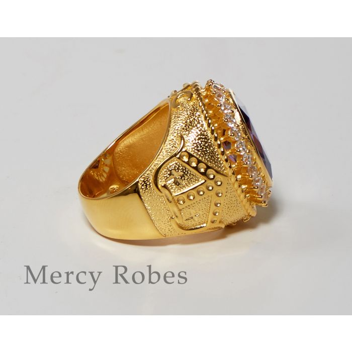 Mens Clergy Bishop Ring Style Subs860 G-P