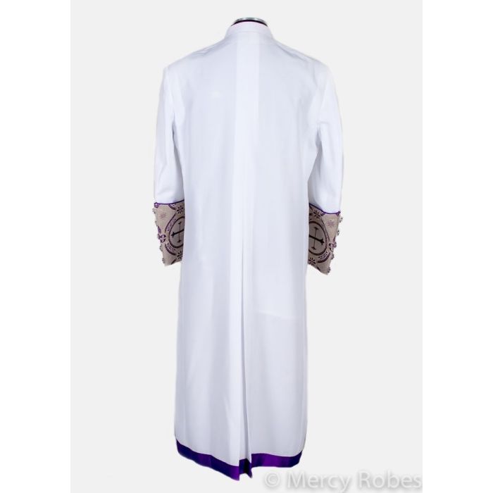 Bishop Robe With Purple Gold Liturgical Chimere Style 2016 B