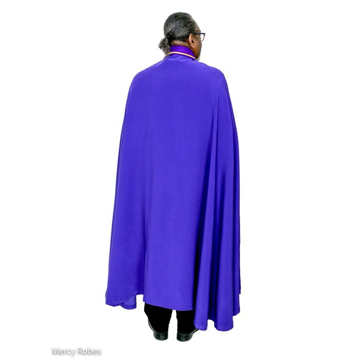 Mens Long Clergy Cloak (Roman Purple)