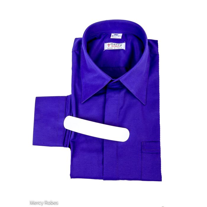fitted lace wedding dress Roper Mens Purple Solid Long Sleeve Western Snap Shirt, Purple / S main image 0