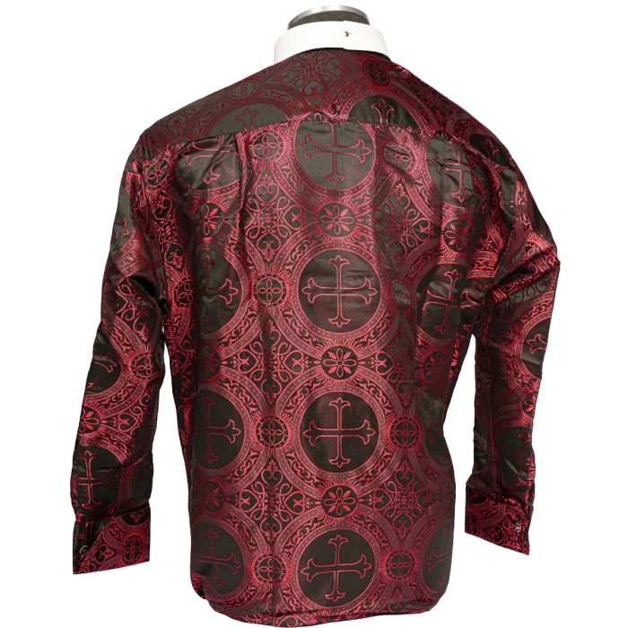 open lace back dress Christmas Icons Red Men's Shirt main image 1