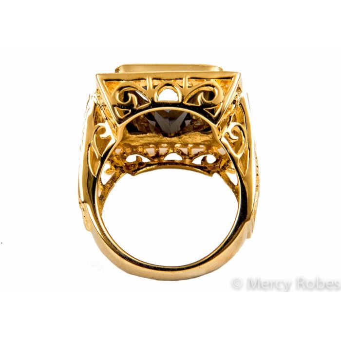 Mens Clergy Ring Style Subs710 G-B