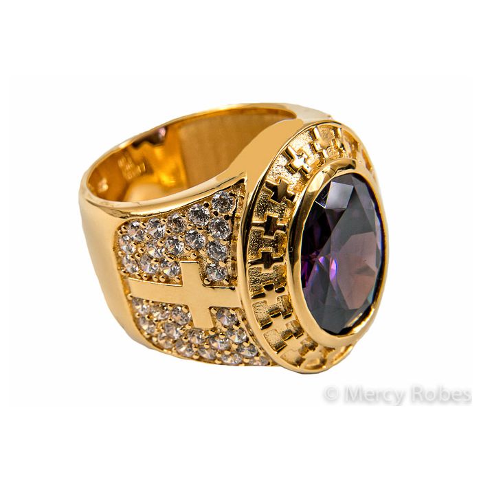 Mens Clergy Ring Style Subs806 (G-P)