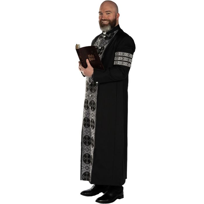 Mens Robe Style Bzr299 With Bars (Black/Black-Silver Lt)