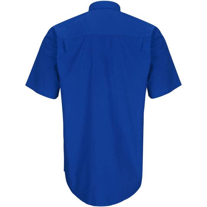 Royal blue short sleeve button down shirt new arrivals