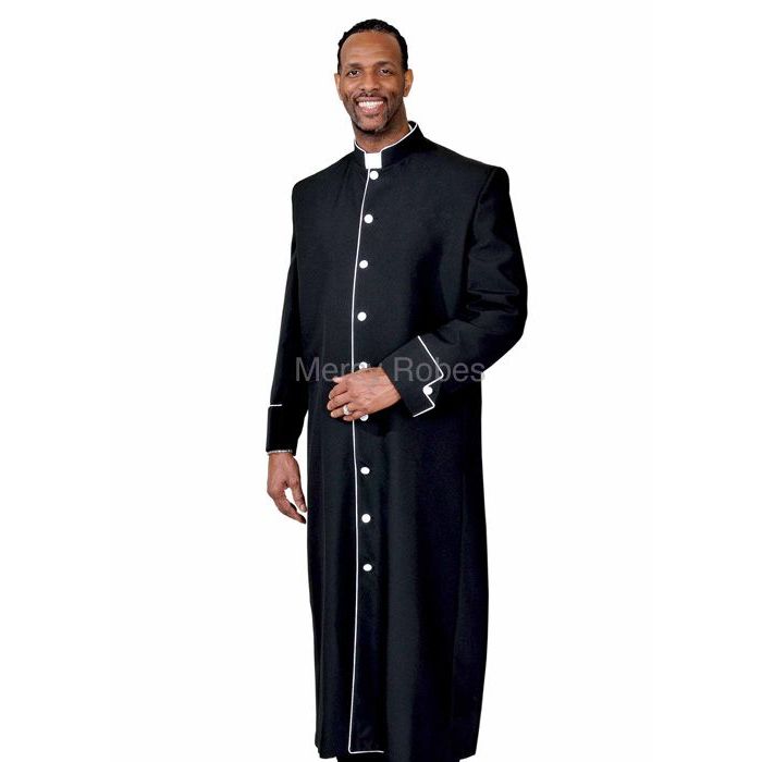 Clergy Robe Style Bpf106 (Black/White)