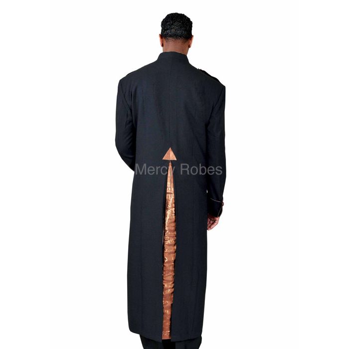 Clergy Robe Bnk157 (Black/Rust)