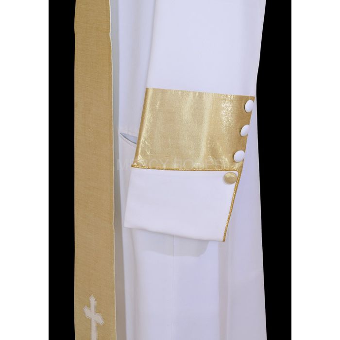 slim fit dress slacks Elegant White Cocktail Dress for Weddings and Modest Church Outfits – AOMEI  DRESS main image 0