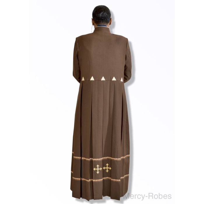 andmary アンドマリーRojina ribbon dress brown ANDMARY】Rojina ribbon dress