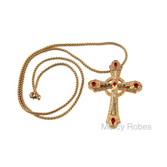 Womens Bishop Vestment (D) Red Purple 01
