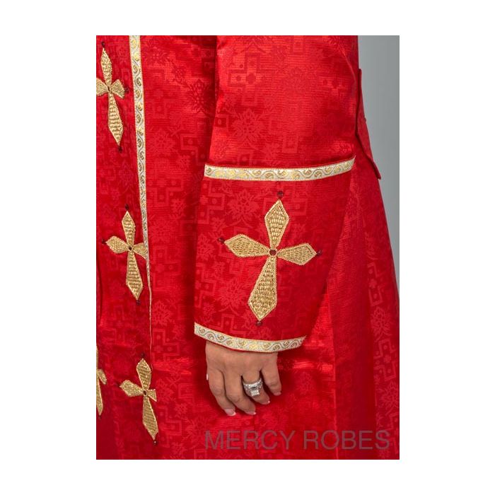 Womens Robe Style Msrati 2014 (Red/Gold LT)