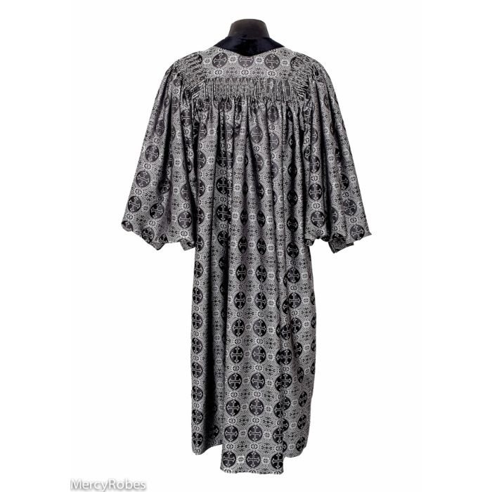 Pulpit Robe Style 024 (Black/Silver LT)