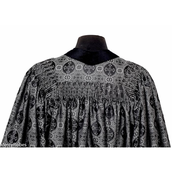 Pulpit Robe Style 024 (Black/Silver LT)