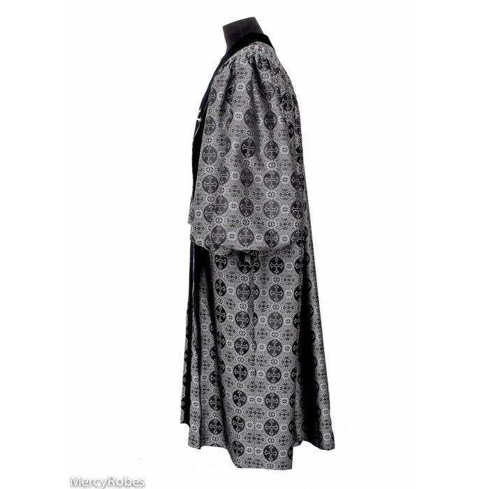 Pulpit Robe Style 024 (Black/Silver LT)